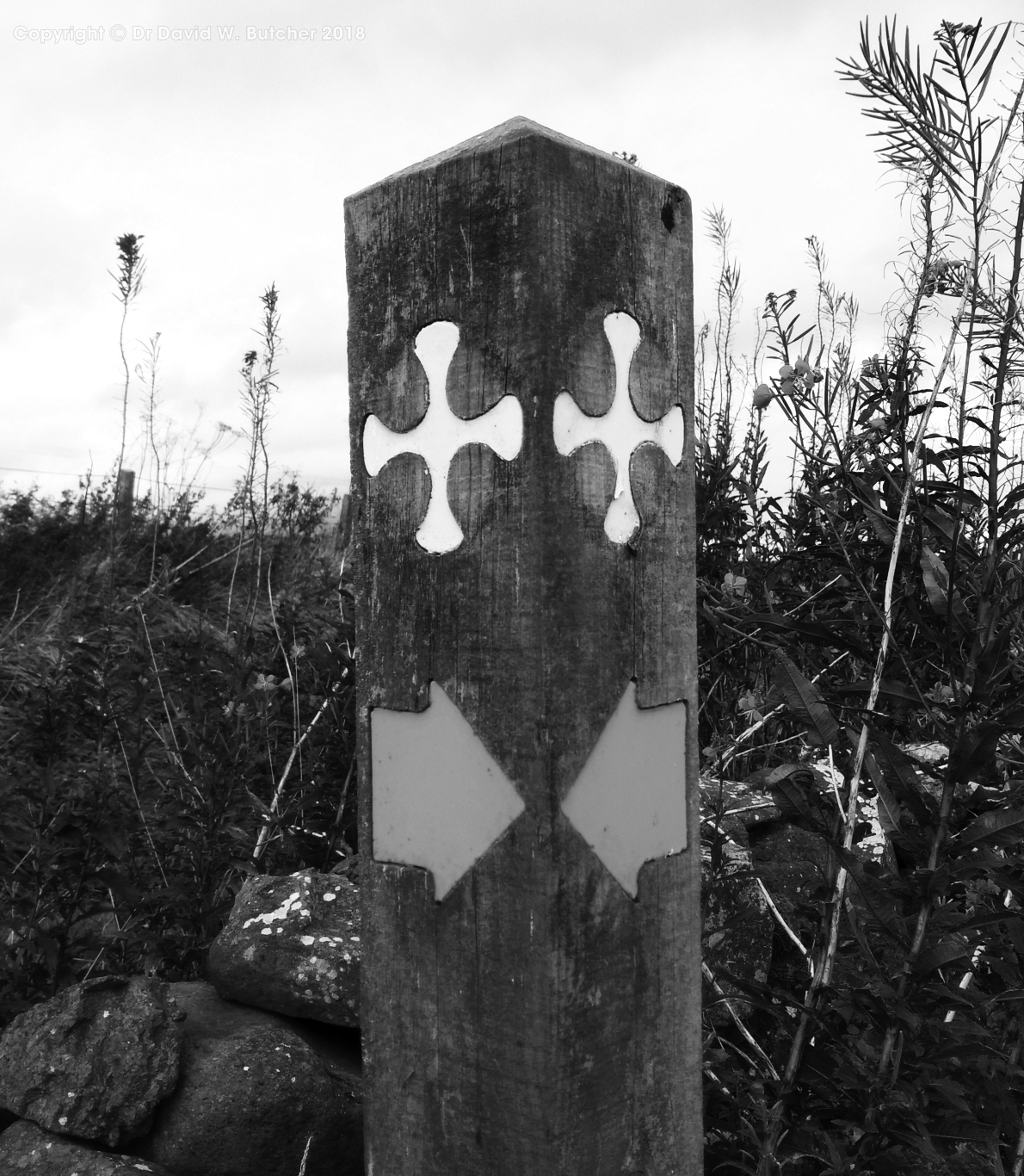 St Cuthbert's Way Sign