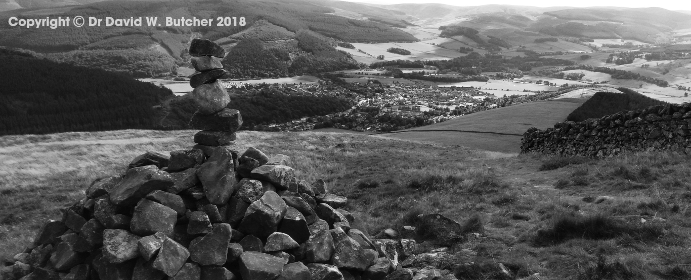 Innerleithen from Lee Pen