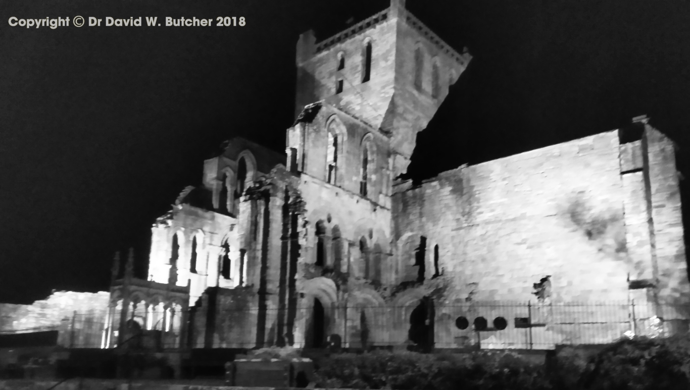 Jedburgh Abbey at Night