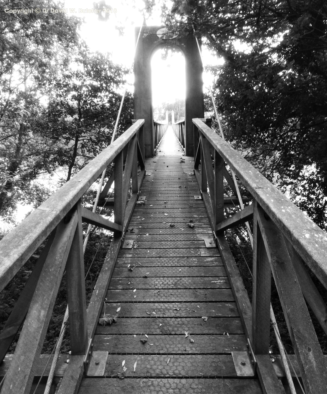 Monteviot House Footbridge near Jedburgh