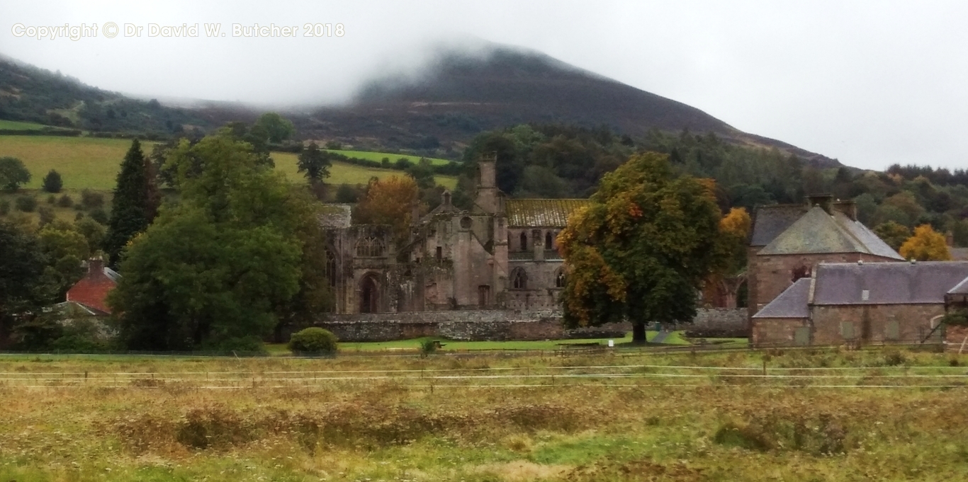 Melrose Abbey Ruins