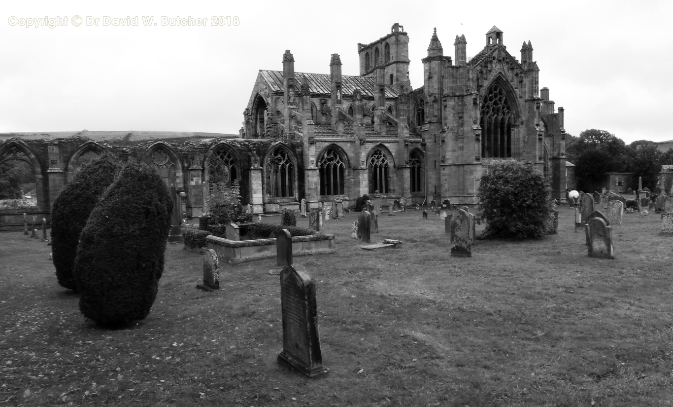 Melrose Abbey Ruins