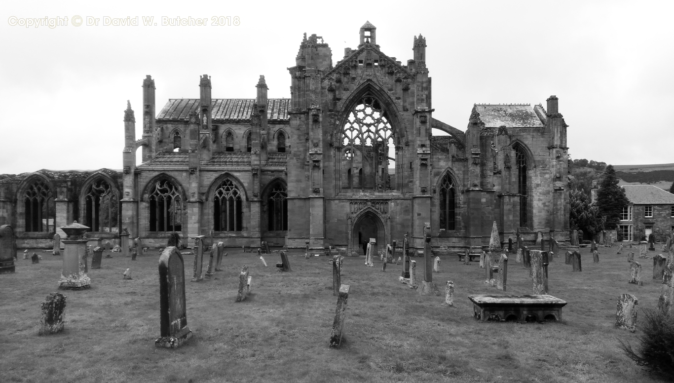 Melrose Abbey Ruins