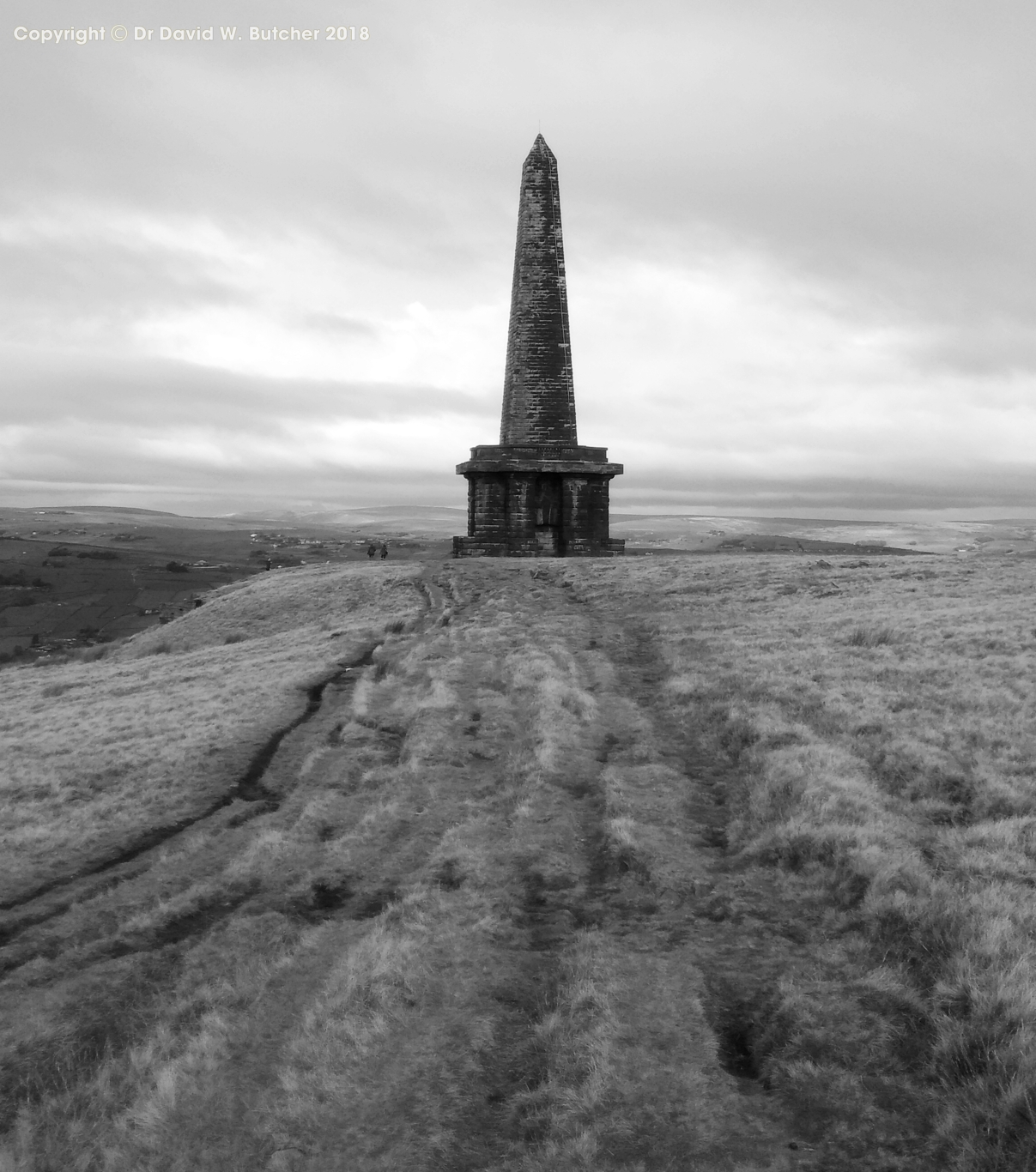 Stoodley Pike from the Pennine Way