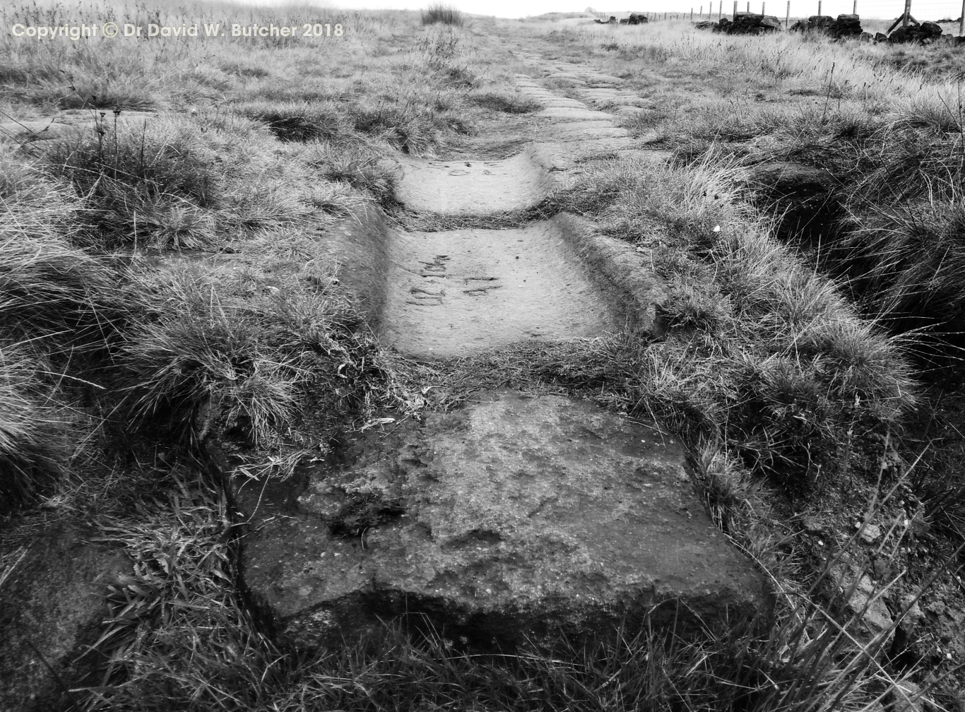 Blackstone Edge Roman Road near Littleborough