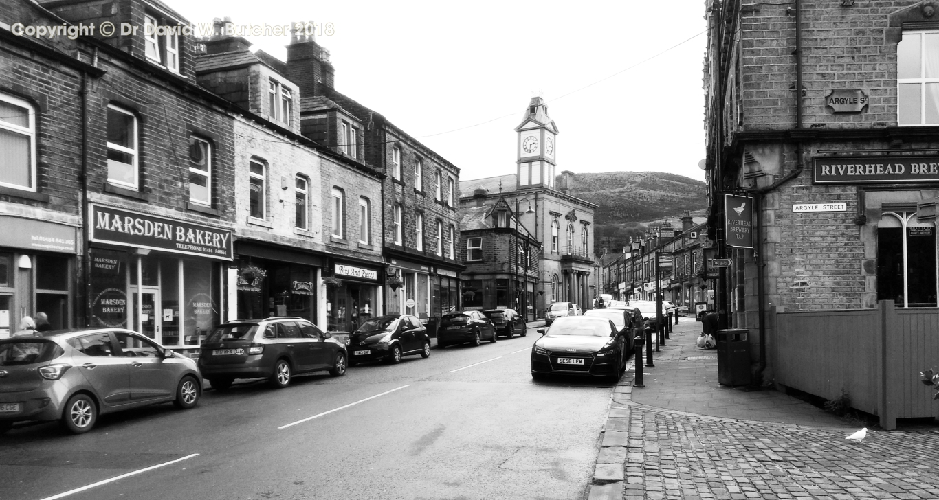 Marsden Peel Street and Riverhead Brewery on Right