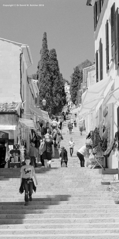 Mallorca Pollensa Calvari Steps, Spain