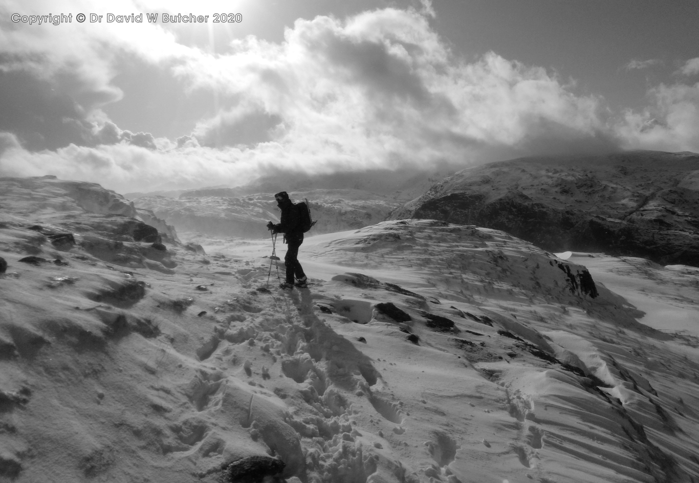 Helvellyn Snowy Descent