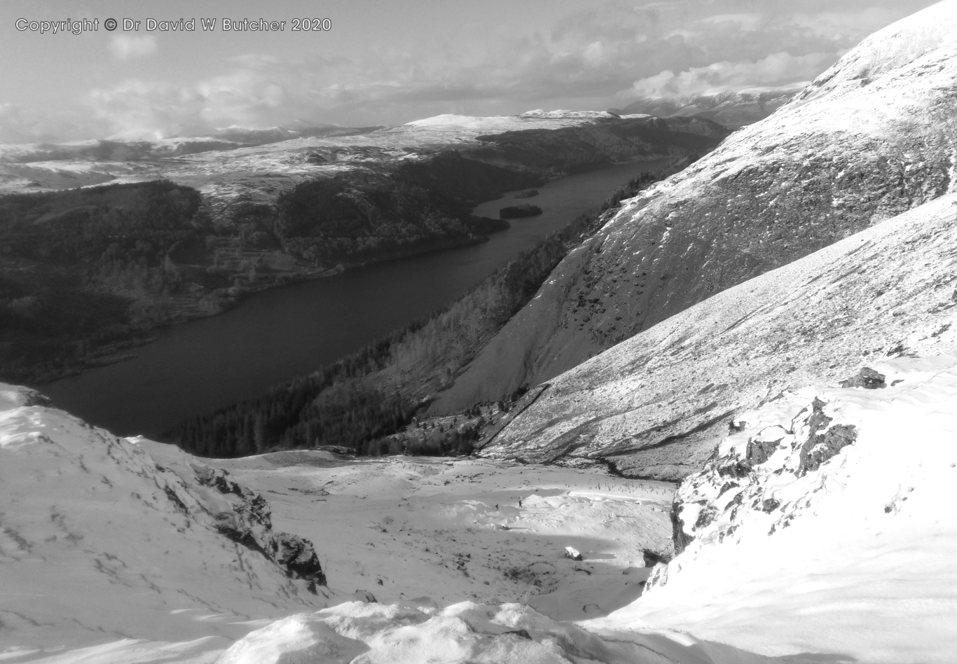 Thirlmere Reservoir from Helvellyn Wythburn Path