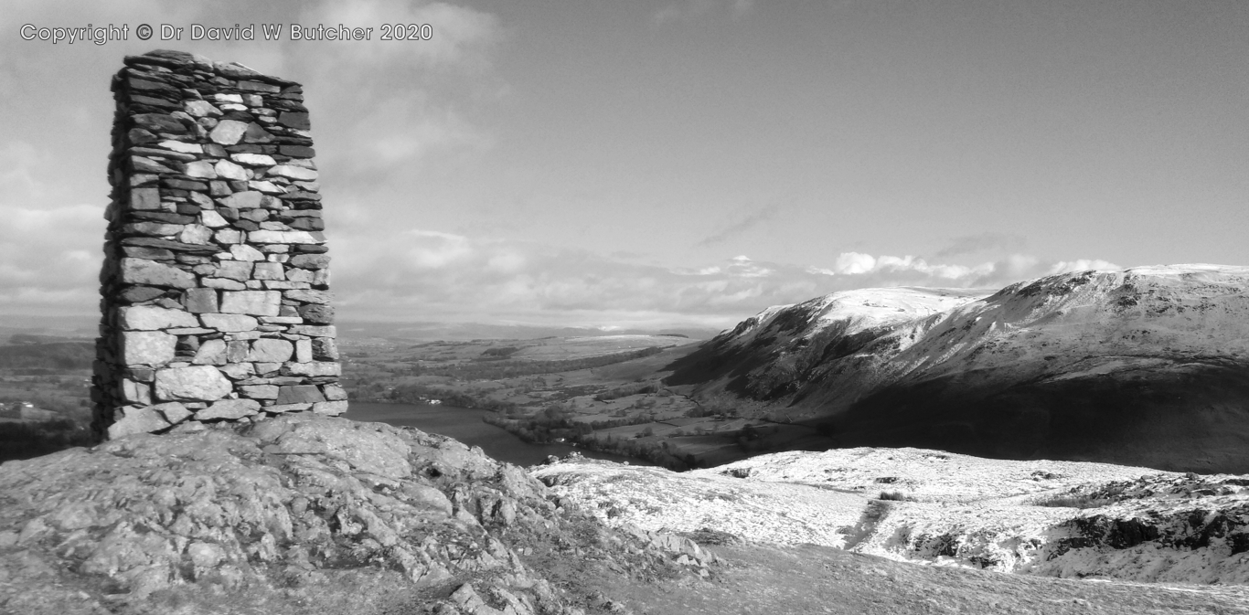 View to Arthur's Pike, Bonscale Pike and Ullswater from Hallin Fell