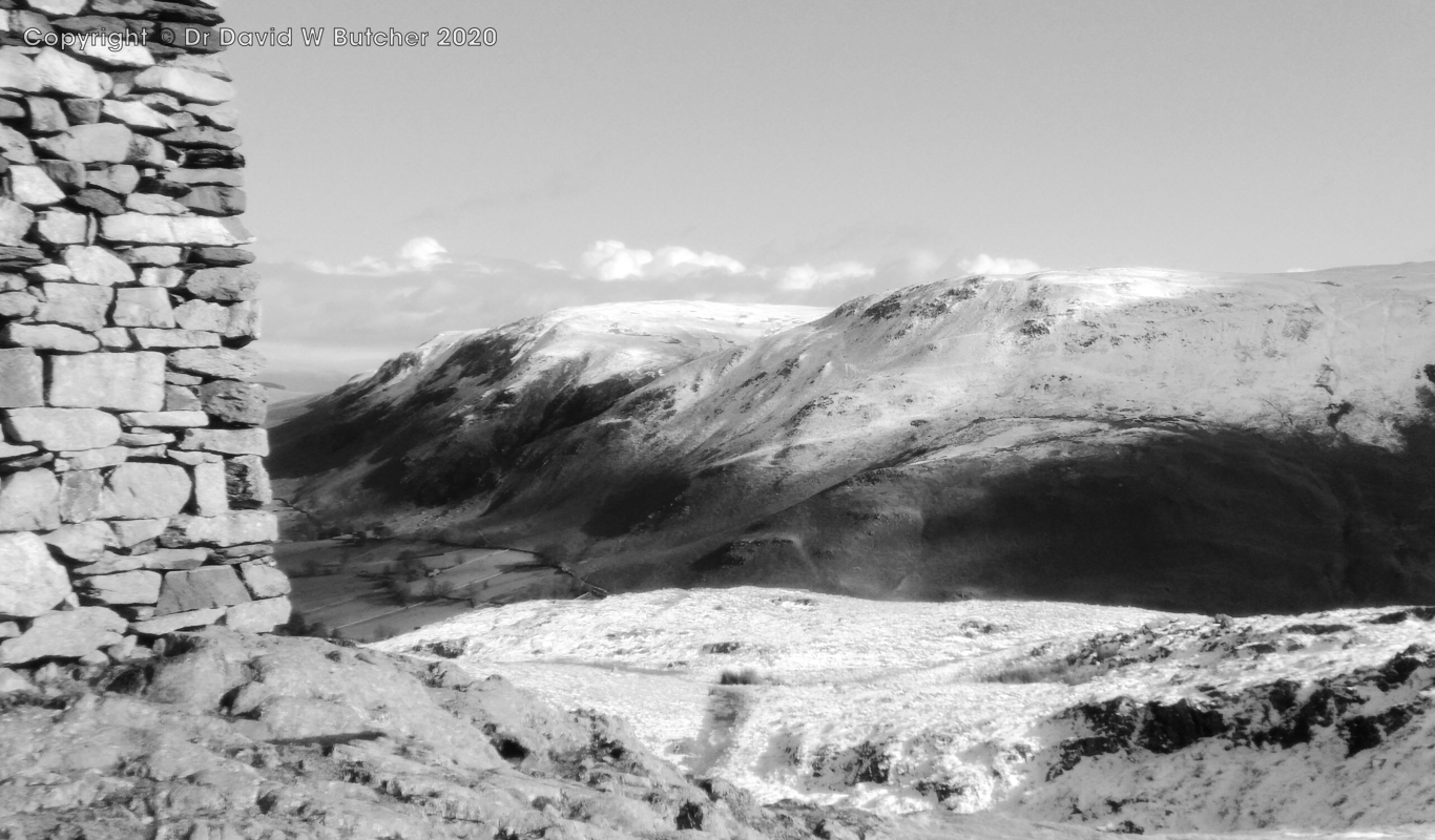 View to Arthur's Pike and Bonscale Pike from Hallin Fell