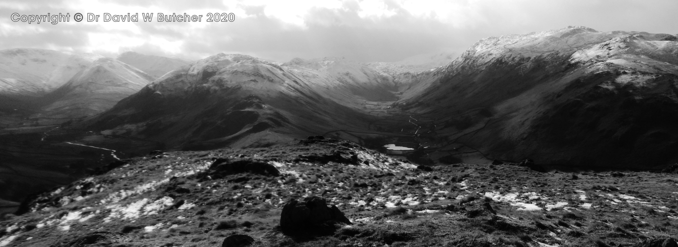 Angletarn Pikes and Place Fell from Hallin Fell near Howtown