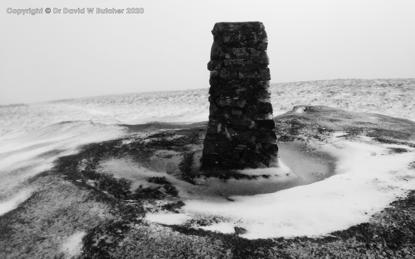 Little Mell Fell Summit trig point