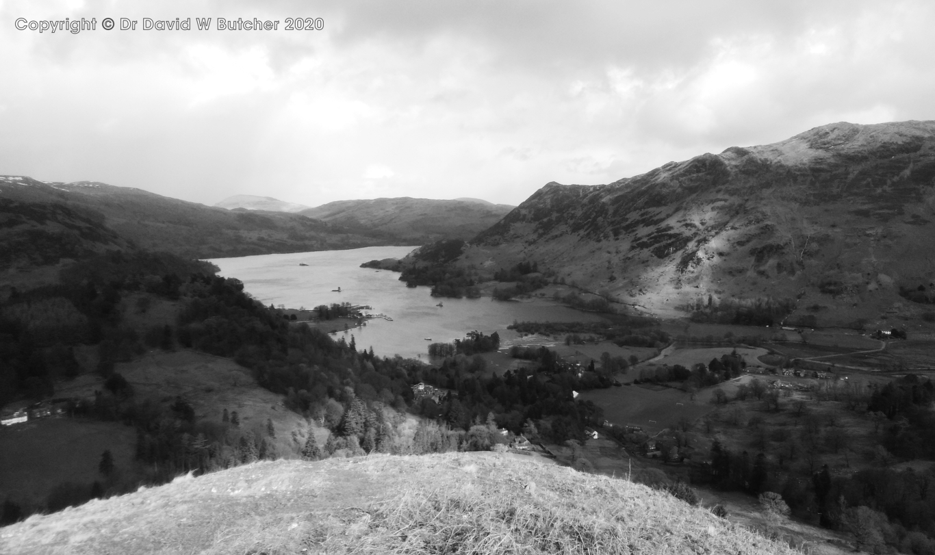 Ullswater from lower slopes of Birks