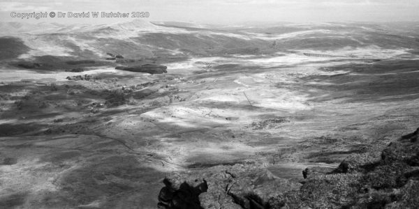 Whernside and Ribblehead Viaduct from Ingleborough, Yorkshire