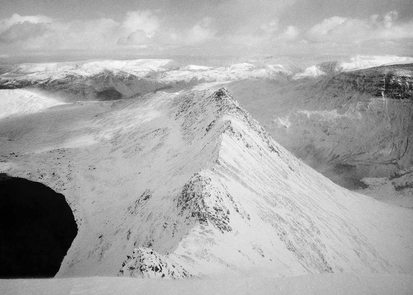 Helvellyn Striding Edge in Winter #2, Lake District