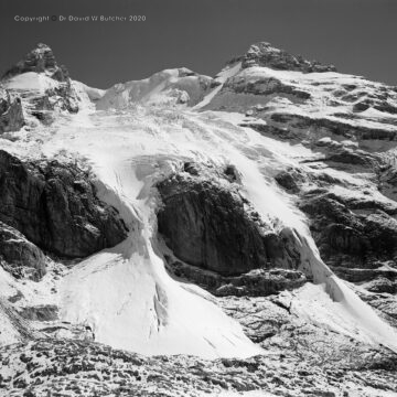 Kandersteg, Blumlisalphorn from Hohturli Descent, Switzerland