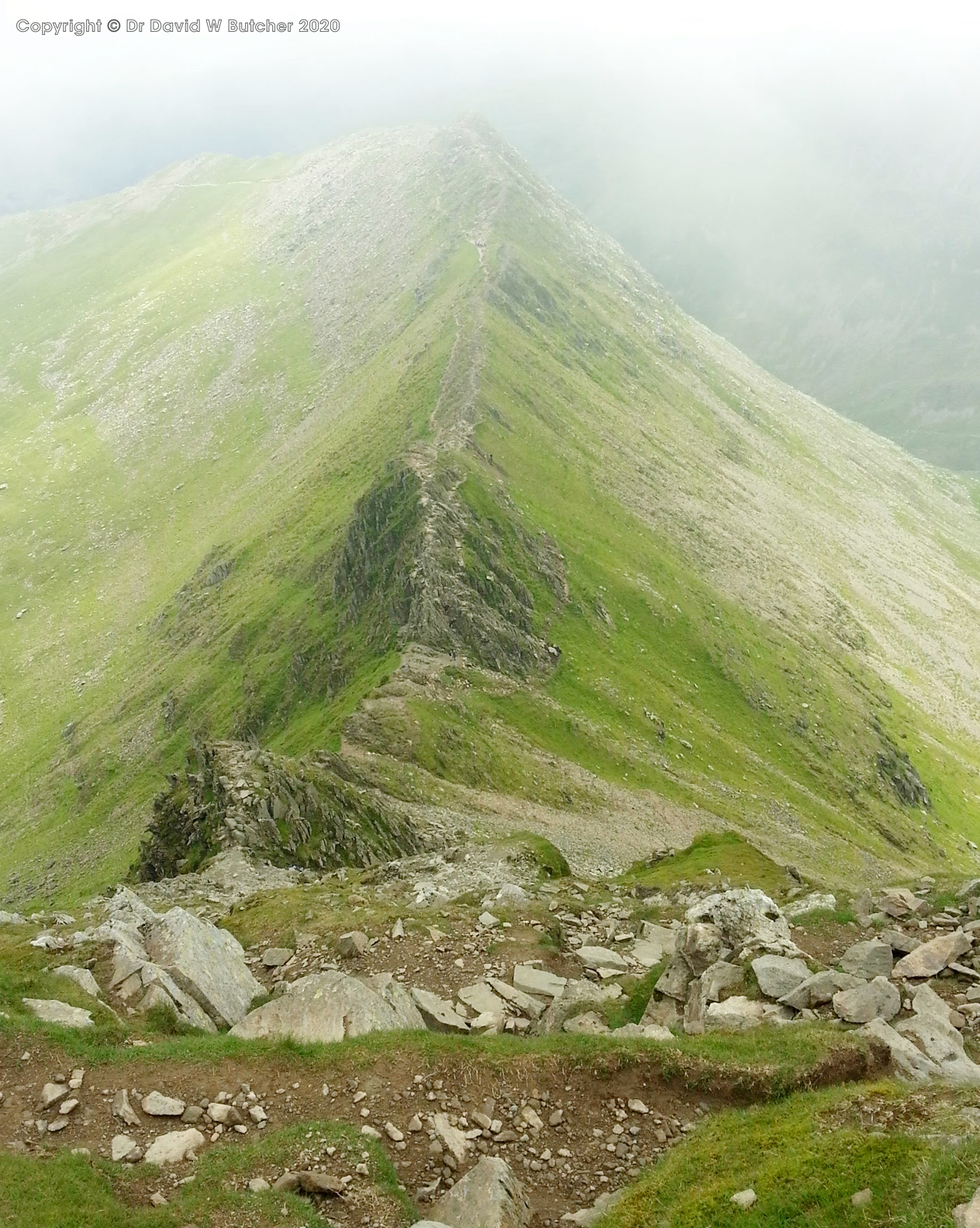 Helvellyn Striding Edge Dave Butcher
