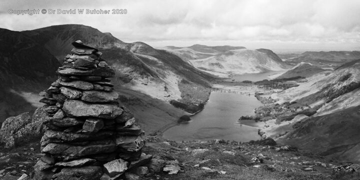 Buttermere from Fleetwith Pike, lake District
