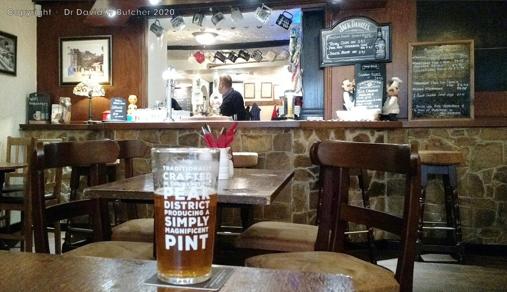 Millers Dale Anglers Rest Inn Dave Butcher