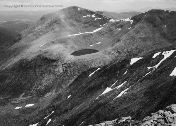 Cairn Toul and Angel's Peak from Braeriach, Cairngorms, Aviemore, Scotland