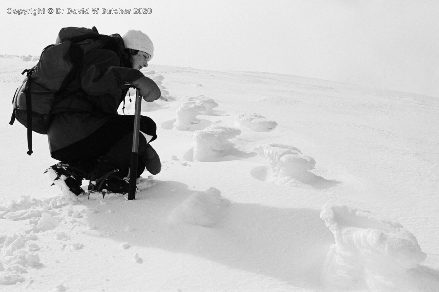 Stob a' Choire Mheadhoin Ice Footsteps, Fort William, Scotland