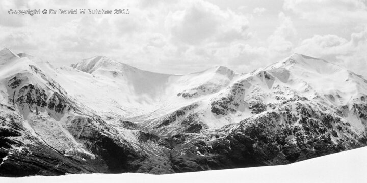 Mamores from Aonach Beag, Fort William, Scotland