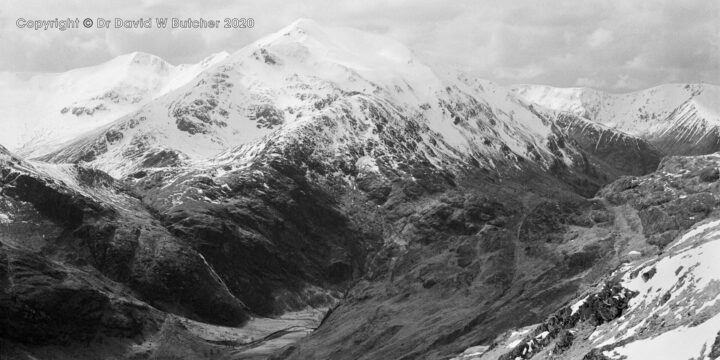 Creag a' Mhaim from Aonach Beag, Fort William, Scotland