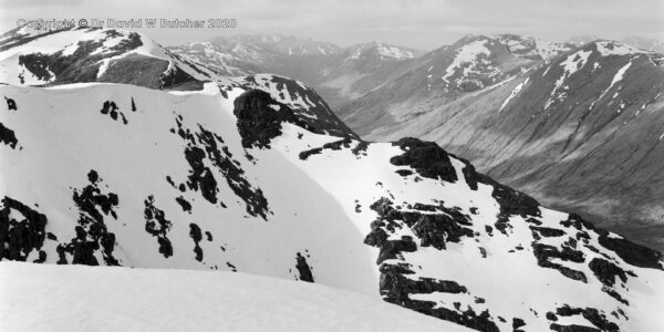 Spidean Mialach View to South Glen Shiel Ridge, Loch Quoich, Scotland