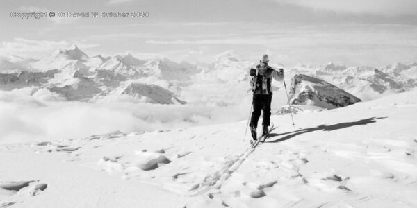Crans Montana, Approaching Schwarzhorn Summit, Switzerland