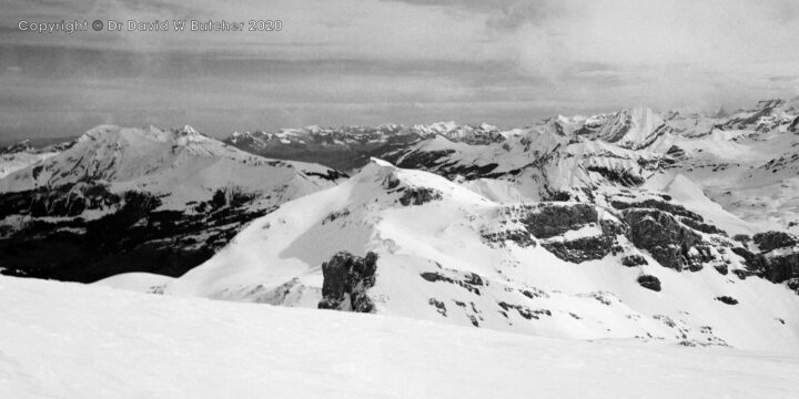 Sion, Wildhorn View to Schnidehorn and Beyond, Switzerland