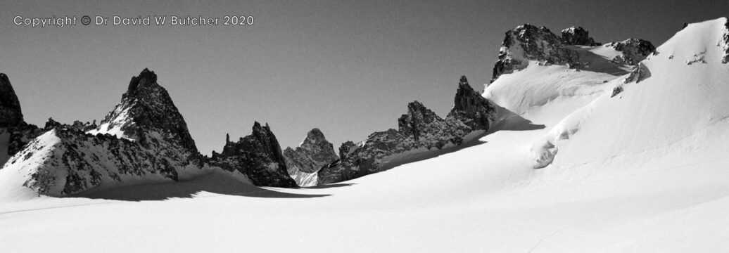 Trient, Plateau du Trient View to Fenetre de Saleina, Switzerland