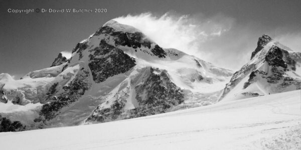 Breithorn and Klein Matterhorn, Zermatt, Switzerland