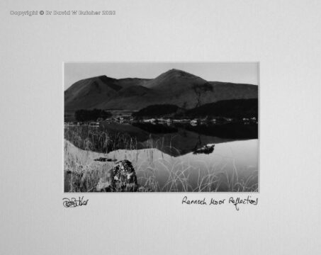 Rannoch Moor Black Mount Reflections, between Bridge of Orchy and Glencoe, Scotland