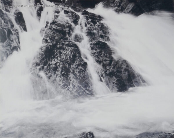 Switzerland, Alpine Pass Route + Via Alpina treks - Lenk Simmenfalle Waterfall 50x40cm