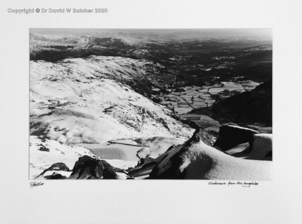 England, Lake District Windermere from the Langdales