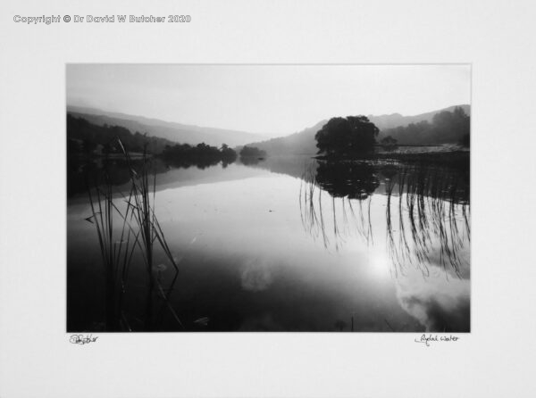 England, Lake District Rydal Water Reflections