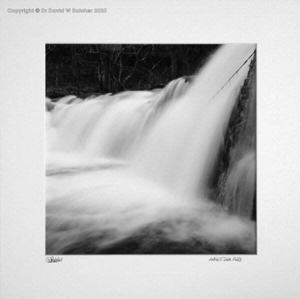 Waterfall in Lathkill Dale between Youlgreave and Monyash, near Bakewell, Peak District