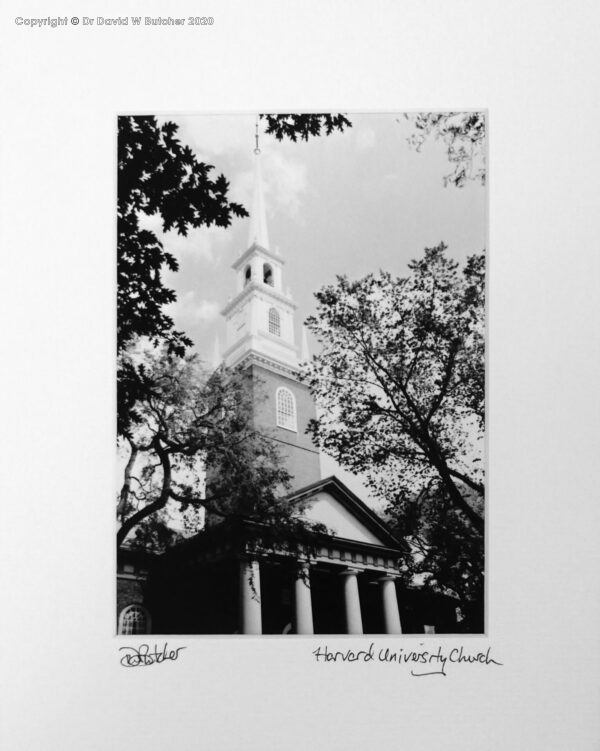 Harvard University Church, Cambridge, Massachusetts near Boston, USA.