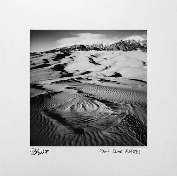 USA Colorado sand dune patterns