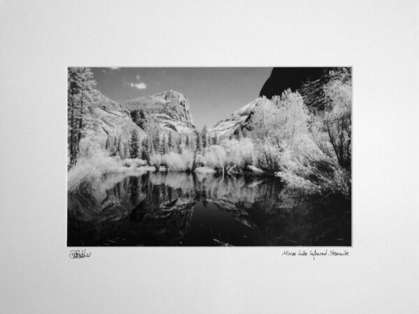 USA, Yosemite Mirror Lake Reflections, infrared 40x30cm