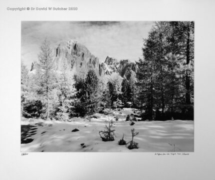 Le Tofane from near Cinque Torri, Cortina Dolomites Italy