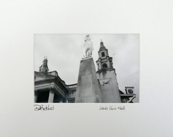 Leeds Civic Hall and Golden Owl Sculpture