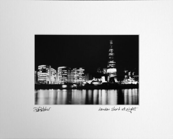 England, London Shard at Night 25x20cm
