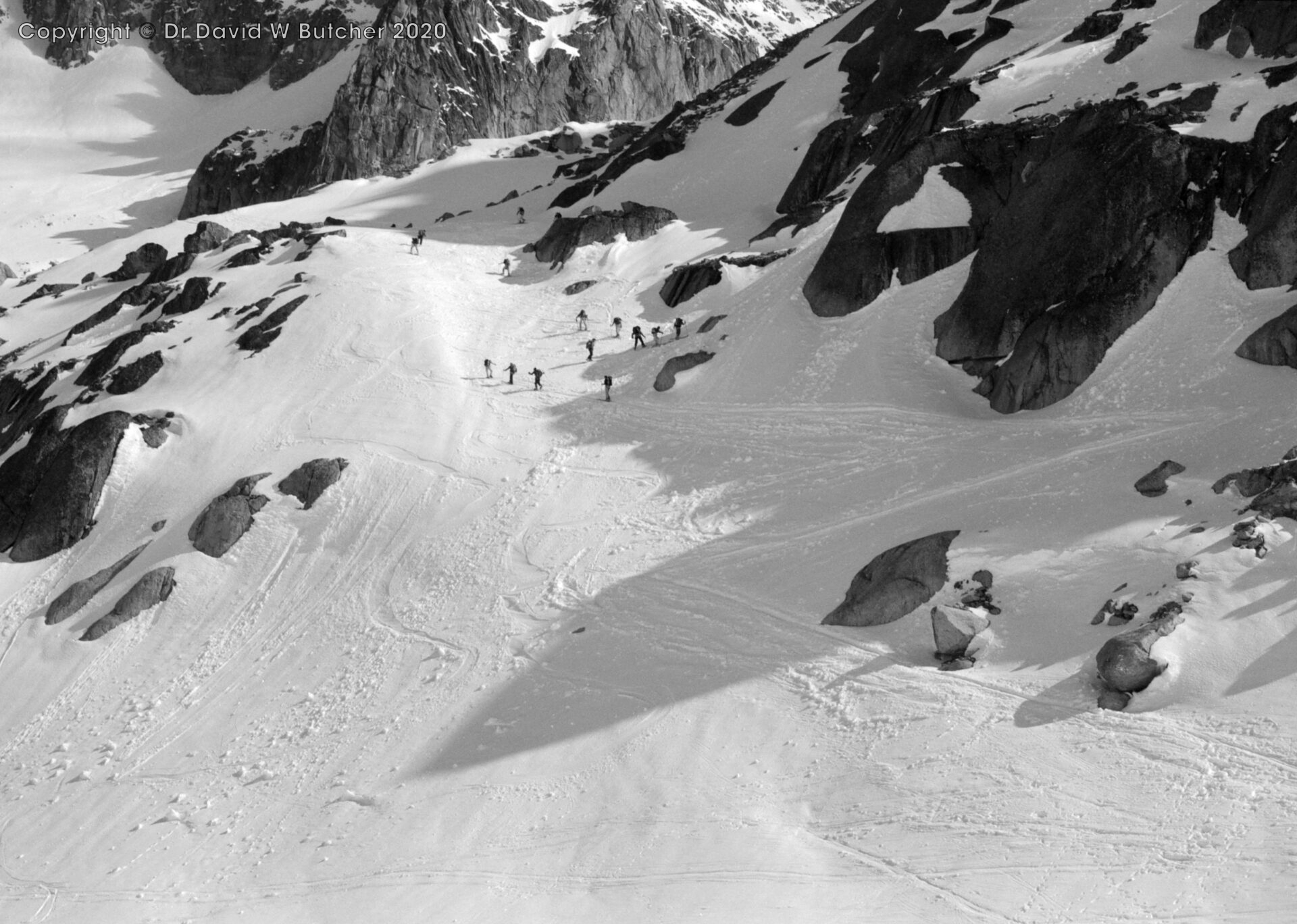 Chardonnet Glacier, ski Haute Route Day 1