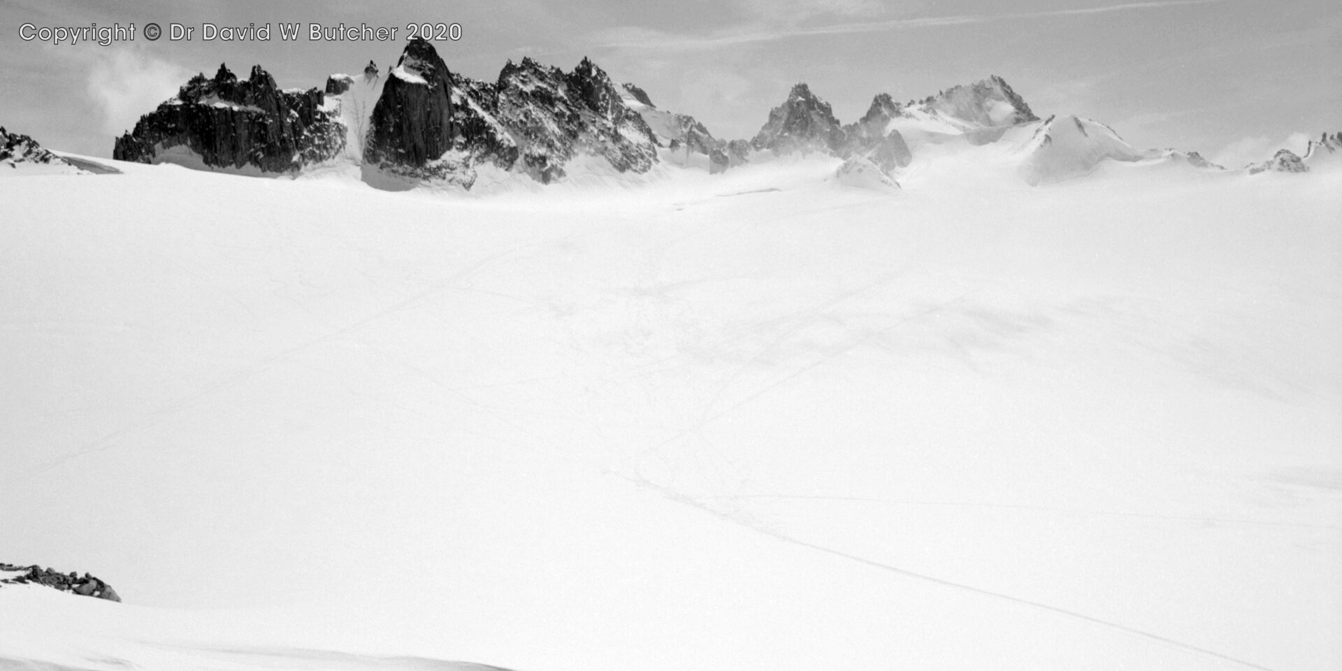 Aiguilles Dorees from Cabane du Trient, ski Haute Route Day 1