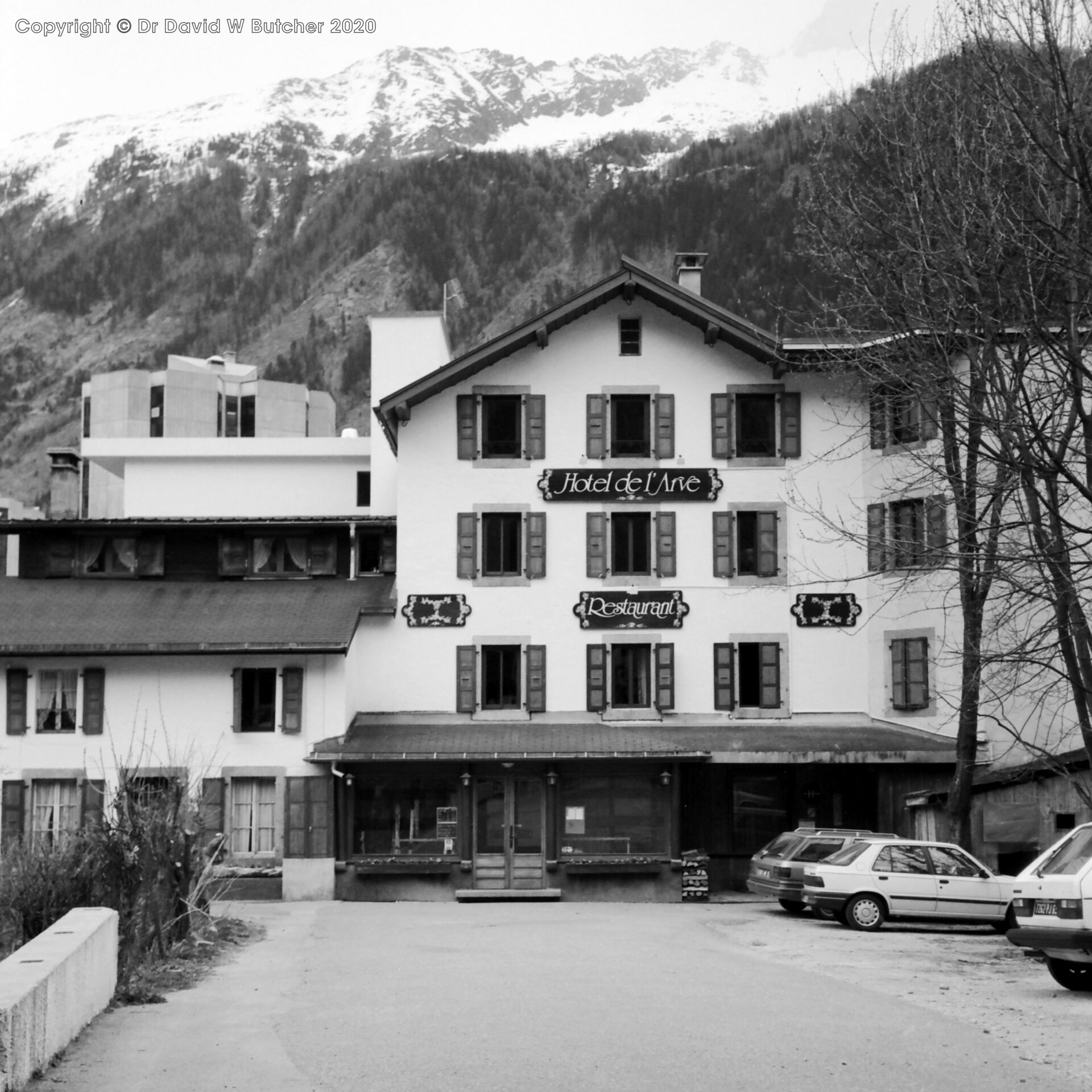 Chamonix Hotel de l'Arve April 1993