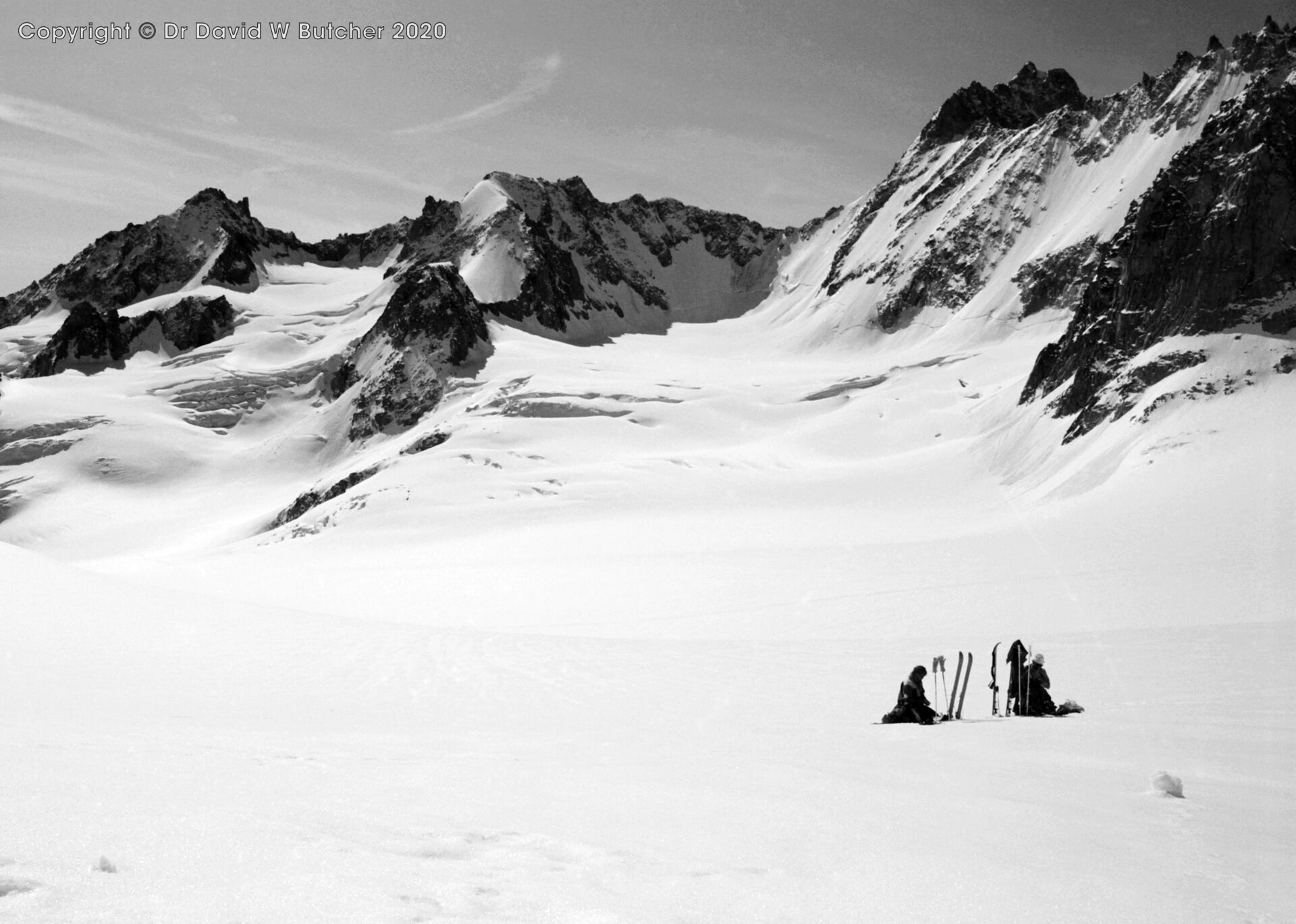 Glacier de Saleina view southeast