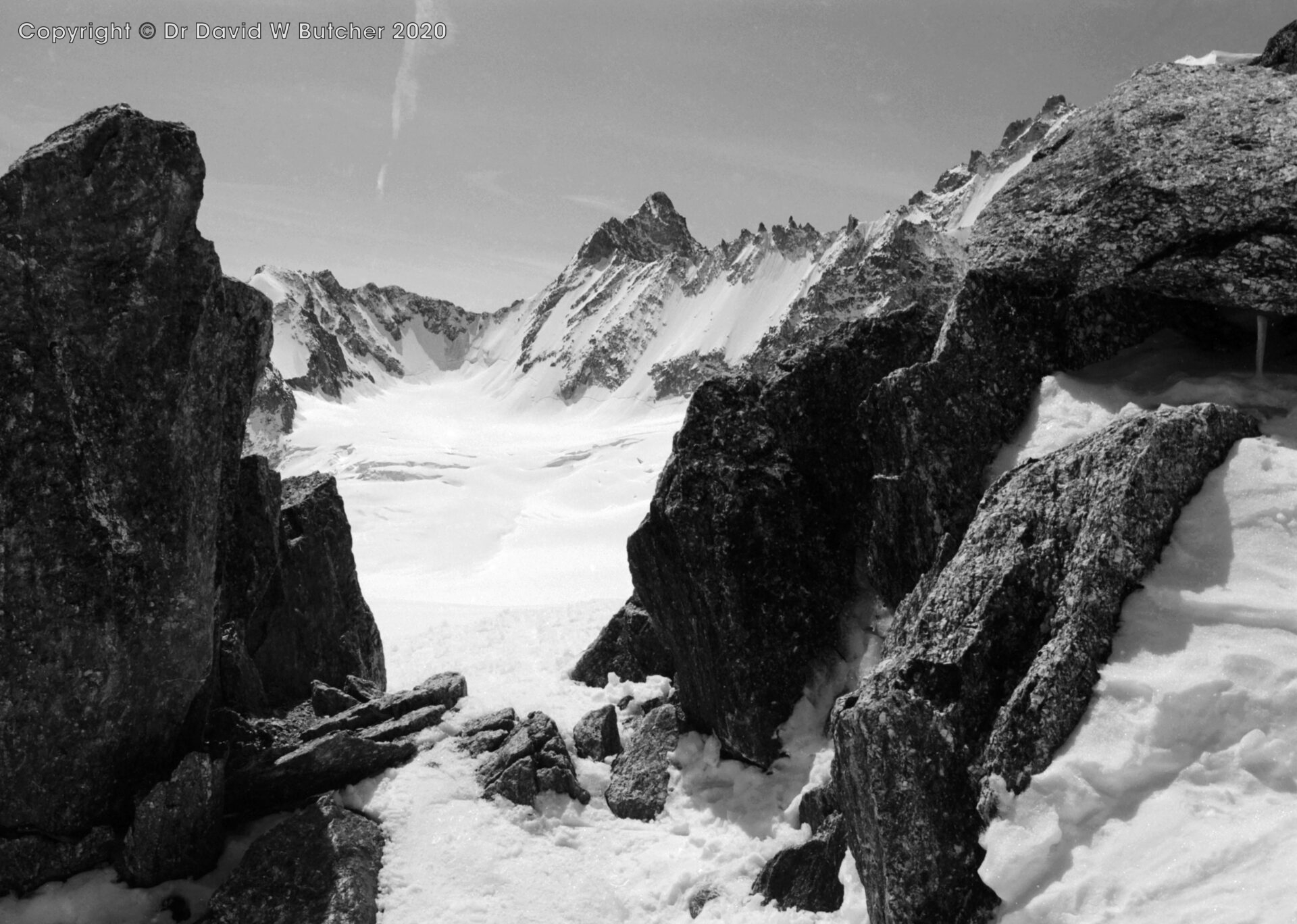 Aiguille de la Neuve from Fenetre de Saleina