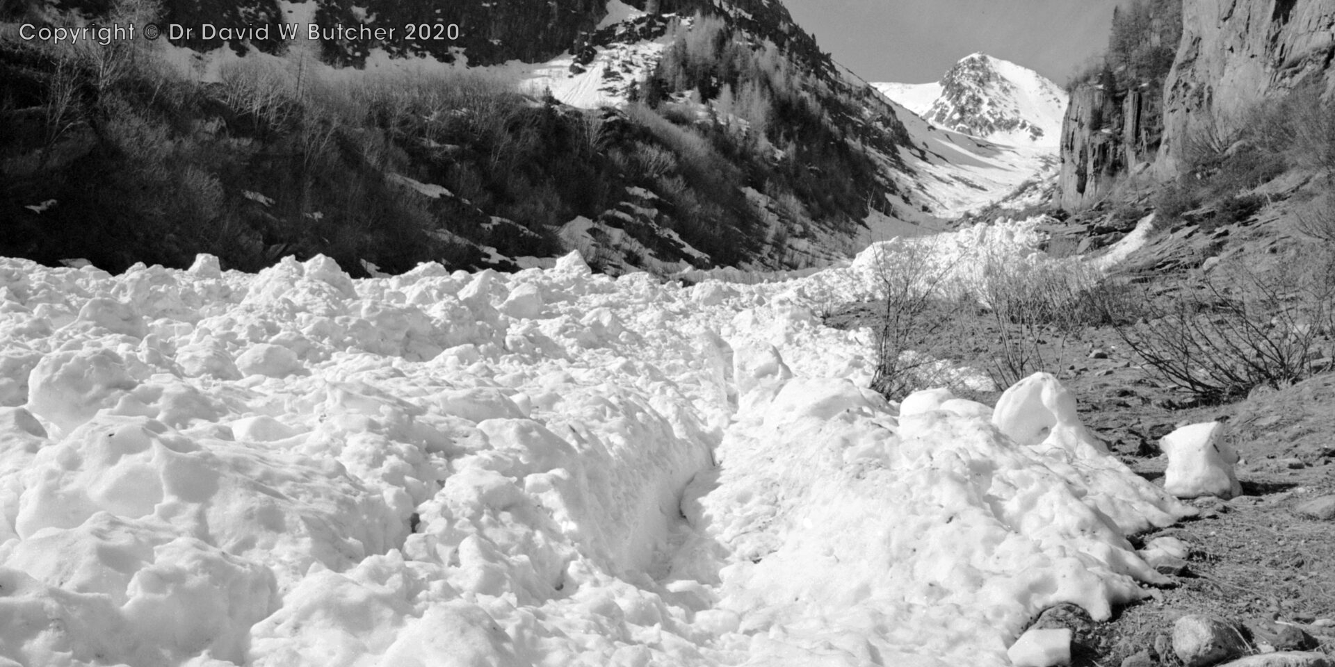 Descent Route from Glacier des Grands